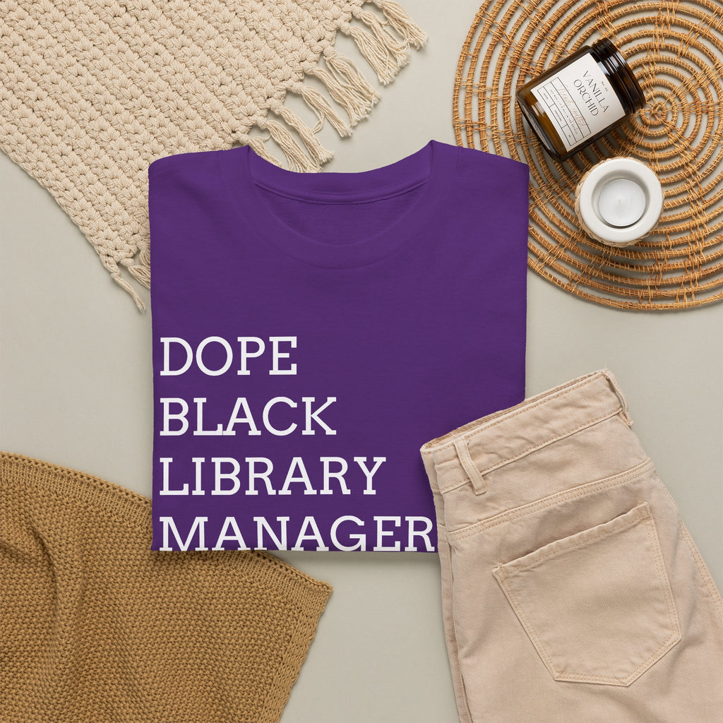 Dope Black Library Manager T-Shirt