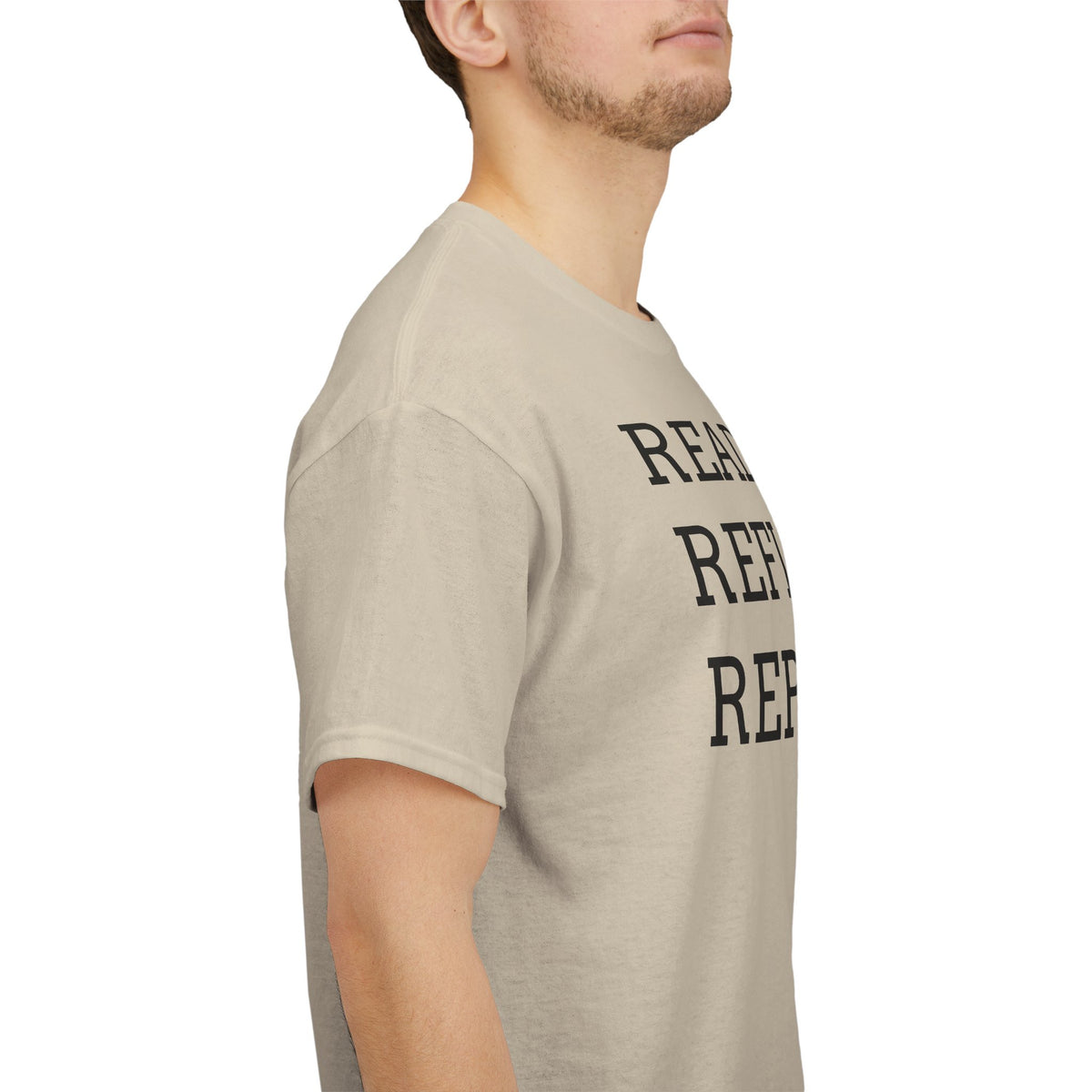 Read. Reflect. Repeat. T-Shirt — Minimalist Literary Tee for Book Lovers