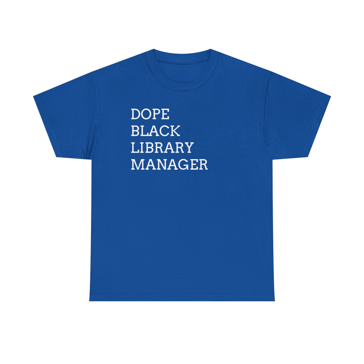 Dope Black Library Manager T-Shirt