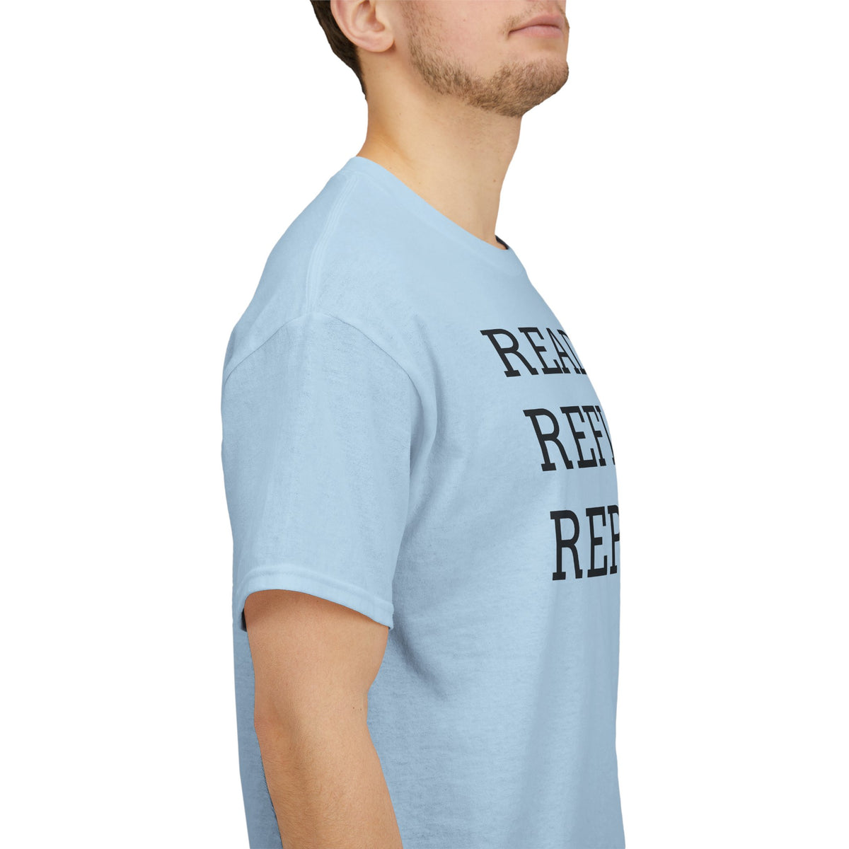 Read. Reflect. Repeat. T-Shirt — Minimalist Literary Tee for Book Lovers