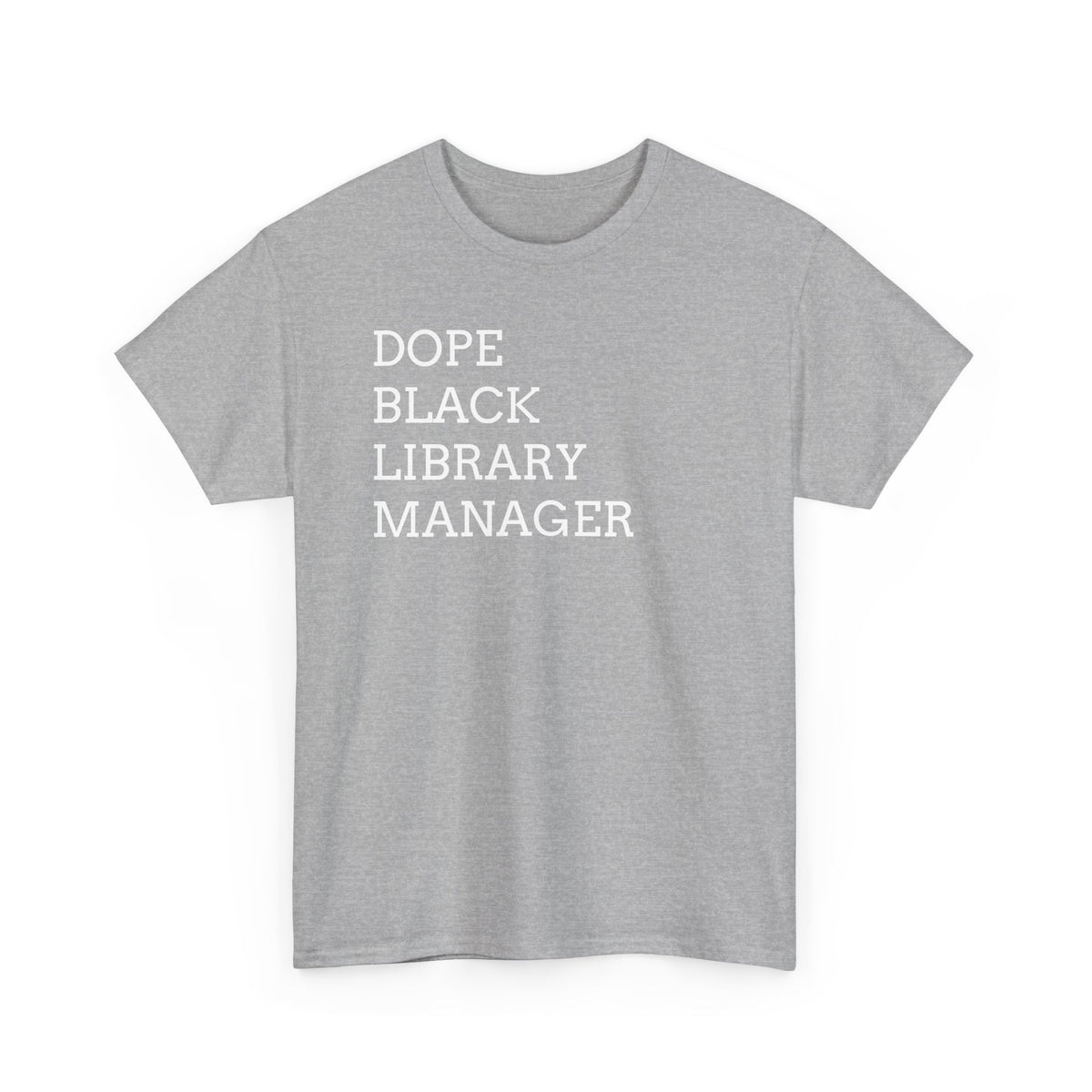 Dope Black Library Manager T-Shirt