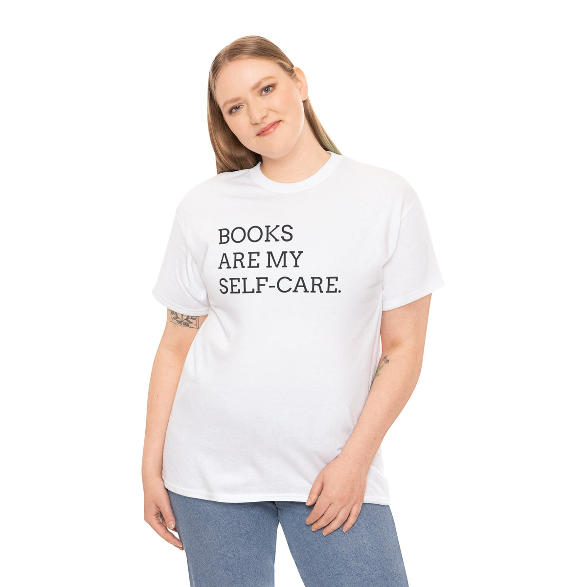 Books Are My Self-Care Tee — Literary Quote T‑Shirt for Book Lovers