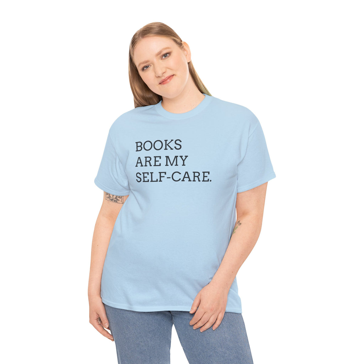 Books Are My Self-Care Tee — Literary Quote T‑Shirt for Book Lovers