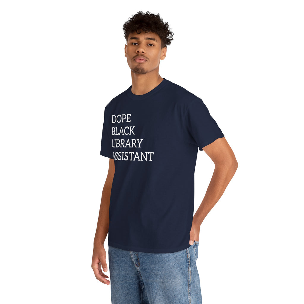 Dope Black Library Assistant T‑Shirt