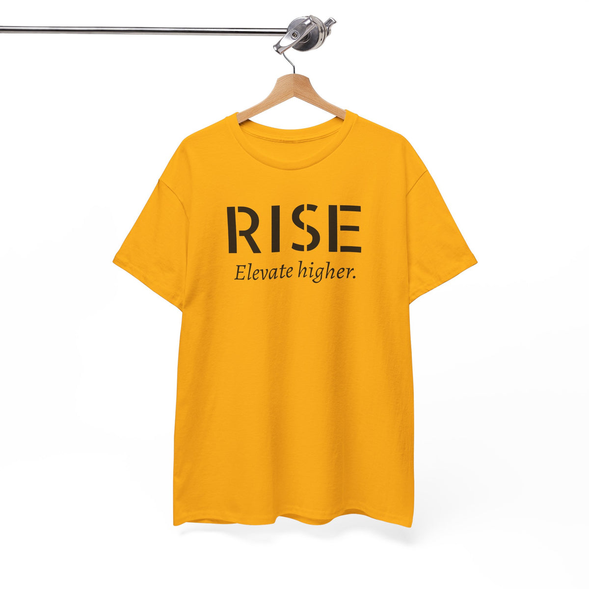Rise "Elevate Higher" T-Shirt — Inspirational Motivational Tee
