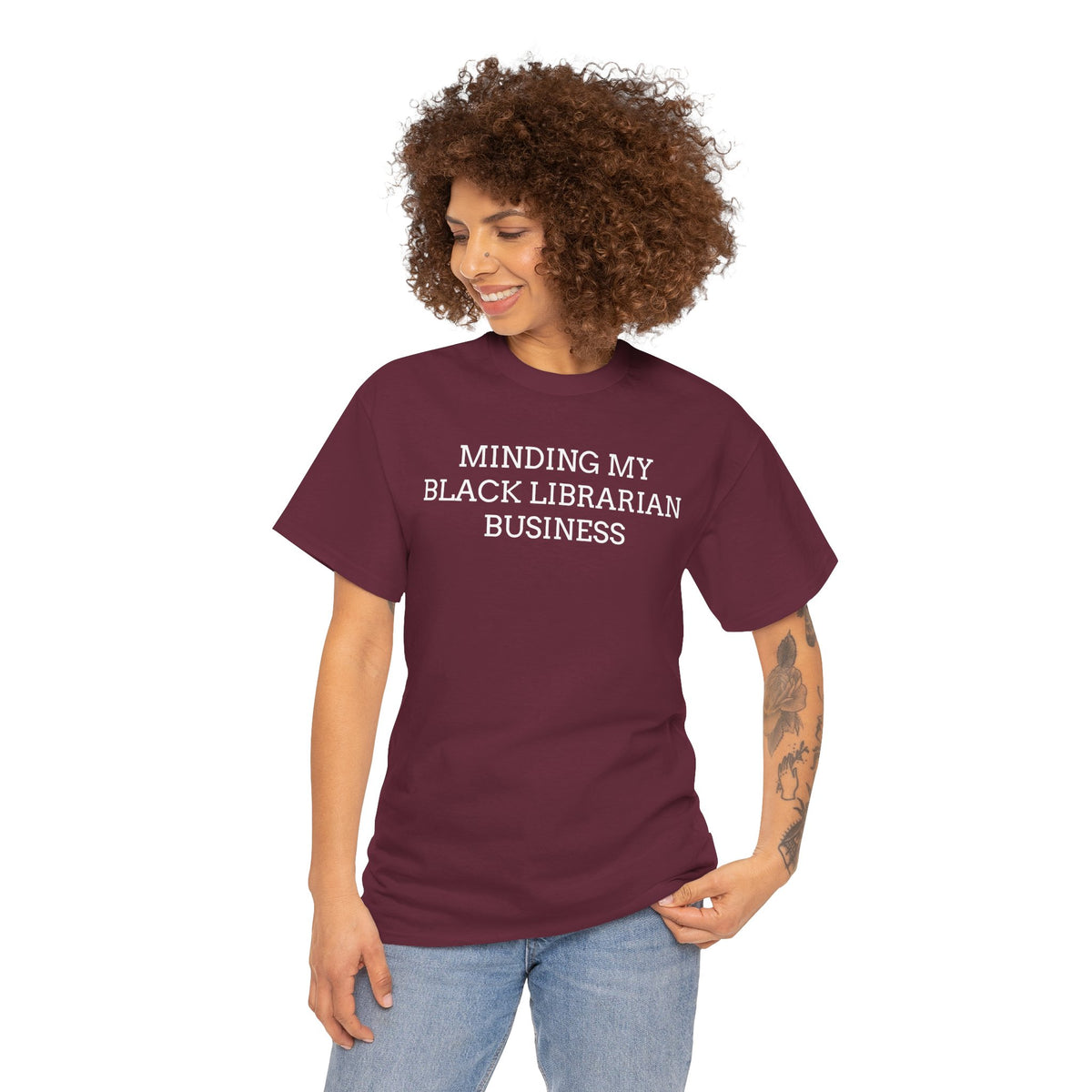 Minding My Black Librarian Business T-Shirt