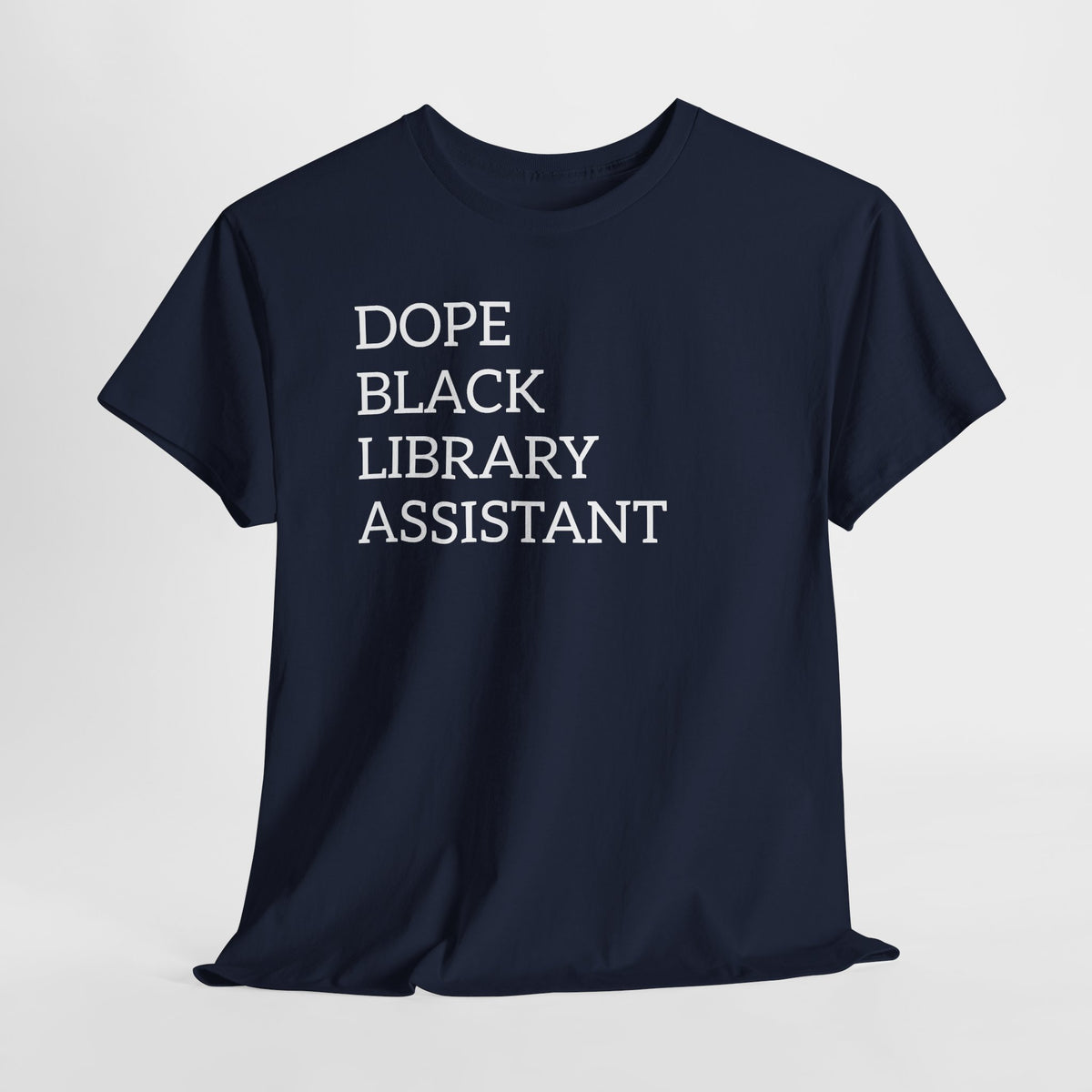 Dope Black Library Assistant T‑Shirt