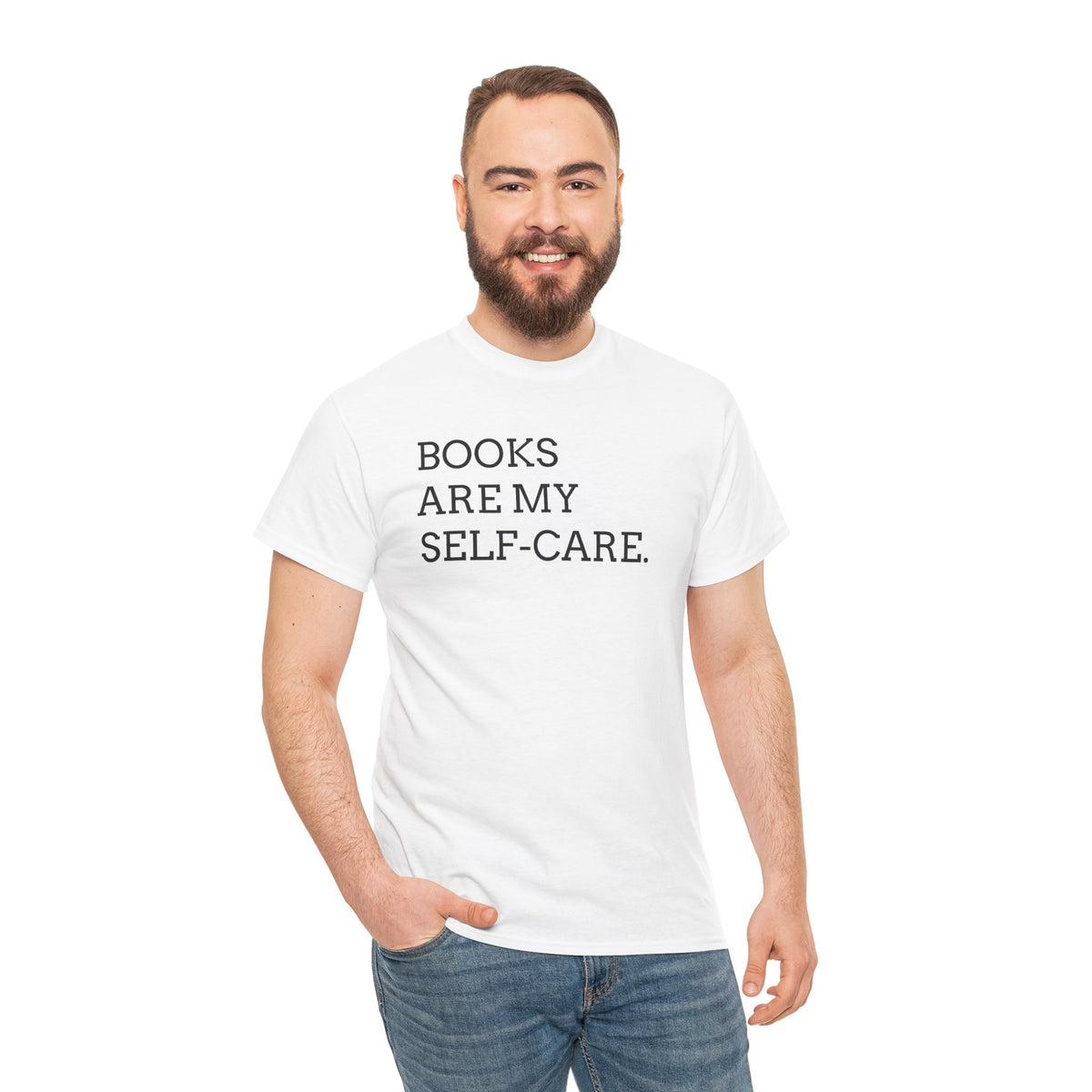 Books Are My Self-Care Tee — Literary Quote T‑Shirt for Book Lovers