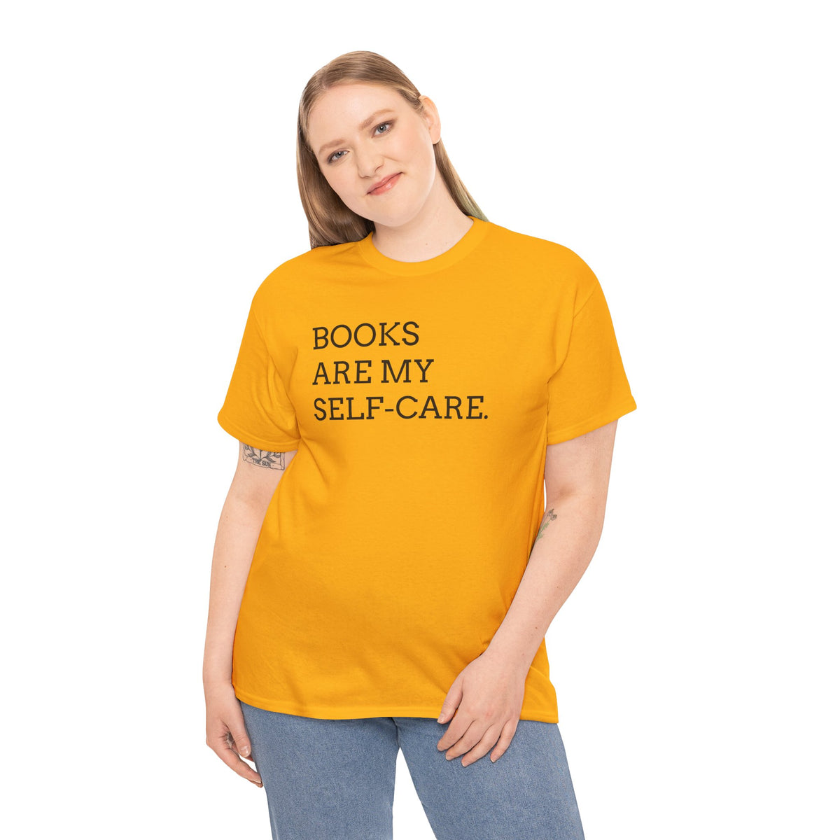 Books Are My Self-Care Tee — Literary Quote T‑Shirt for Book Lovers