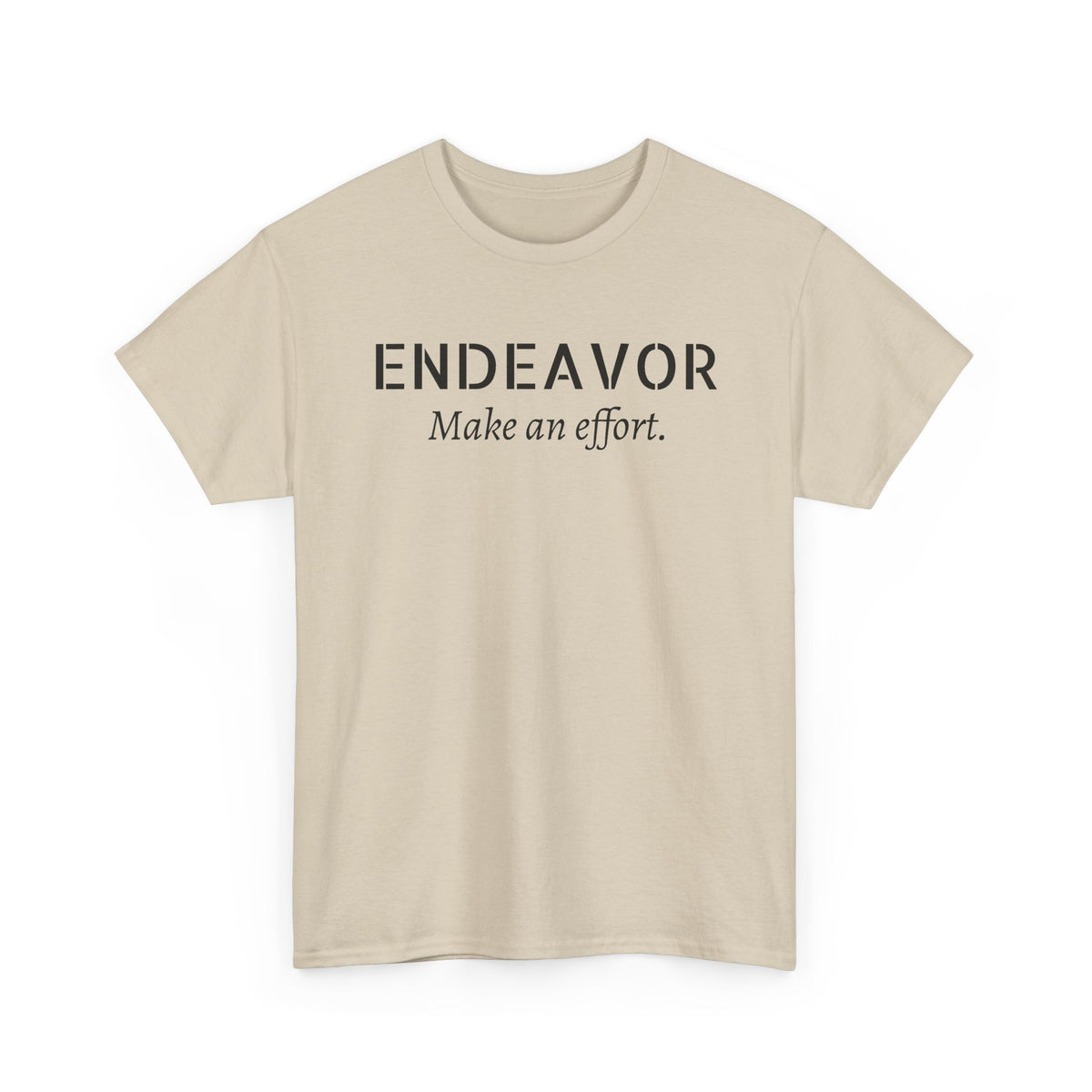 Endeavor "Make an Effort" T-Shirt — Motivational Casual Tee