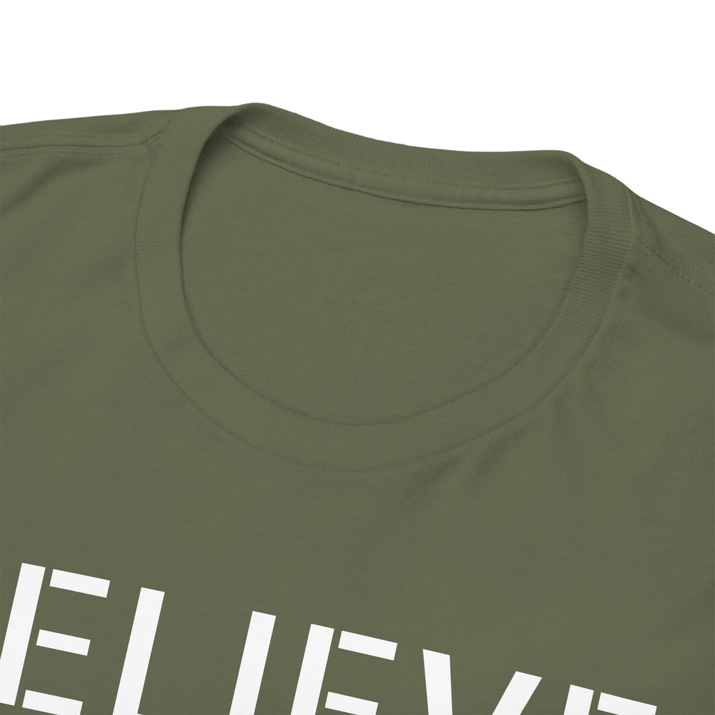 Believe Faith T‑Shirt — "Believe: Faith Unlocks Doors" Inspirational Tee
