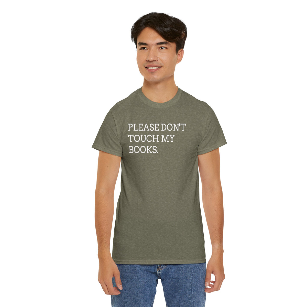 Please Don’t Touch My Books T-Shirt — Funny Book Lover Tee