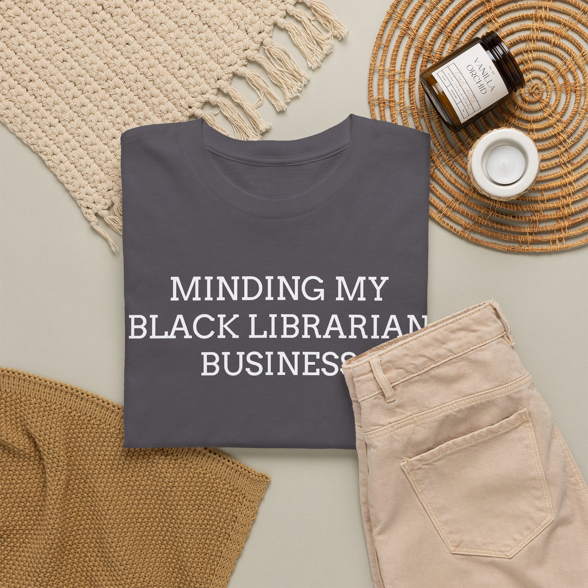 Minding My Black Librarian Business T-Shirt