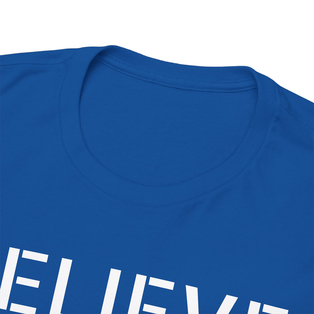 Believe Faith T‑Shirt — "Believe: Faith Unlocks Doors" Inspirational Tee