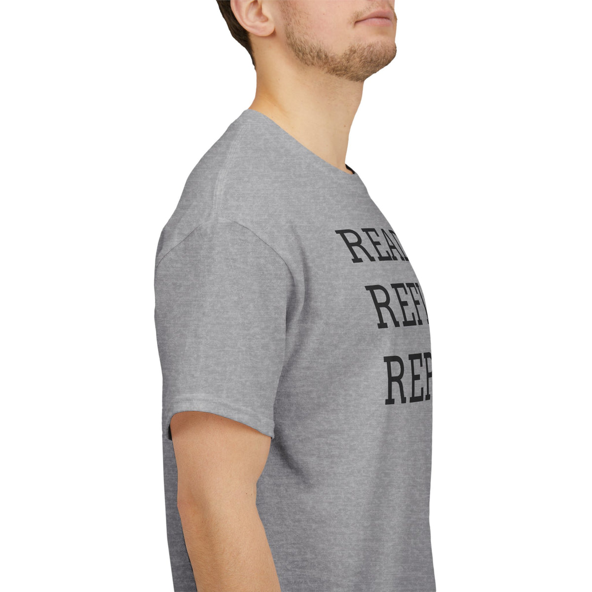 Read. Reflect. Repeat. T-Shirt — Minimalist Literary Tee for Book Lovers