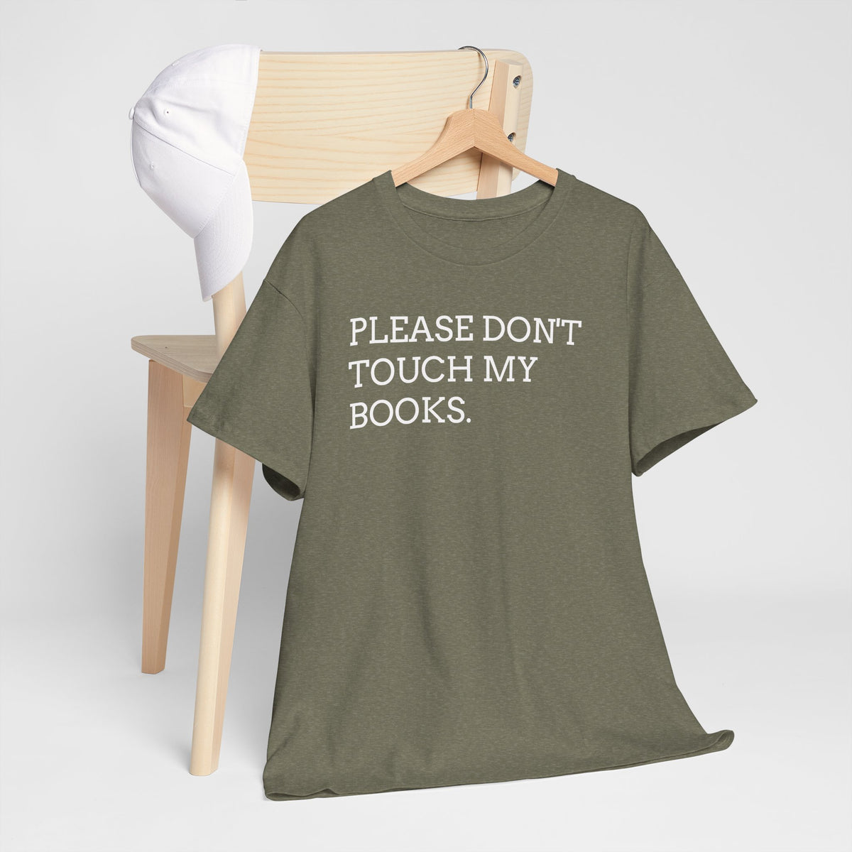 Please Don’t Touch My Books T-Shirt — Funny Book Lover Tee