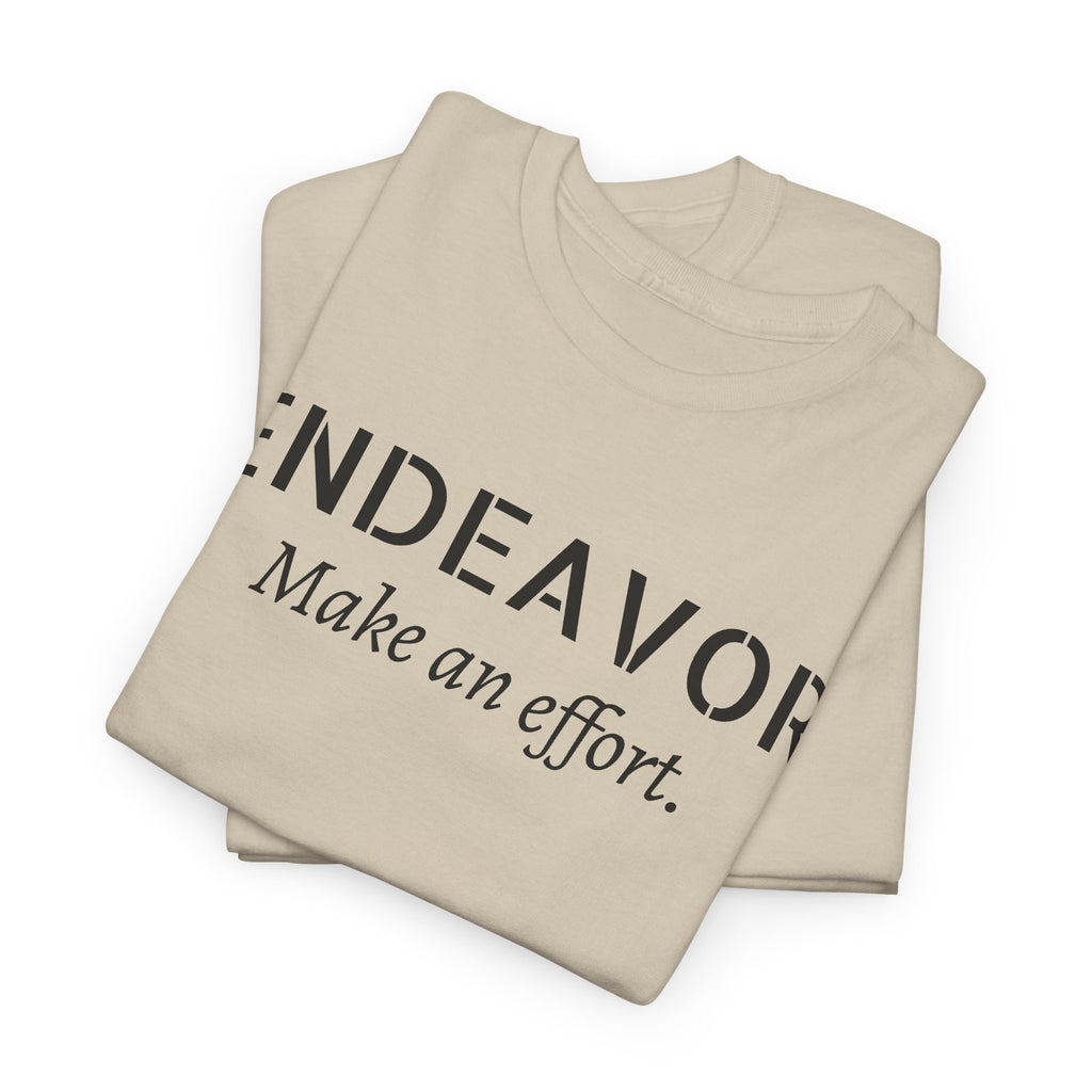 Endeavor "Make an Effort" T-Shirt — Motivational Casual Tee