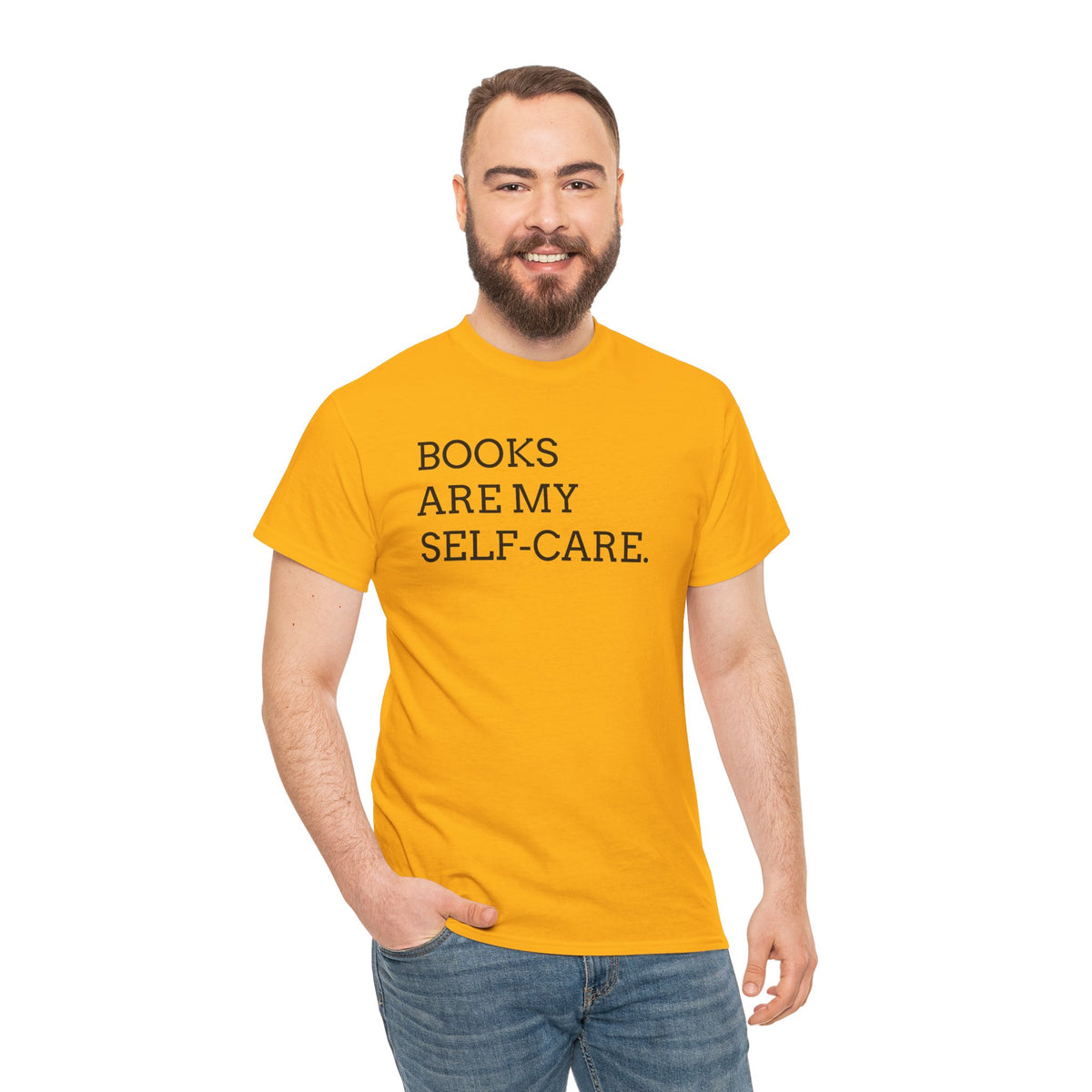 Books Are My Self-Care Tee — Literary Quote T‑Shirt for Book Lovers