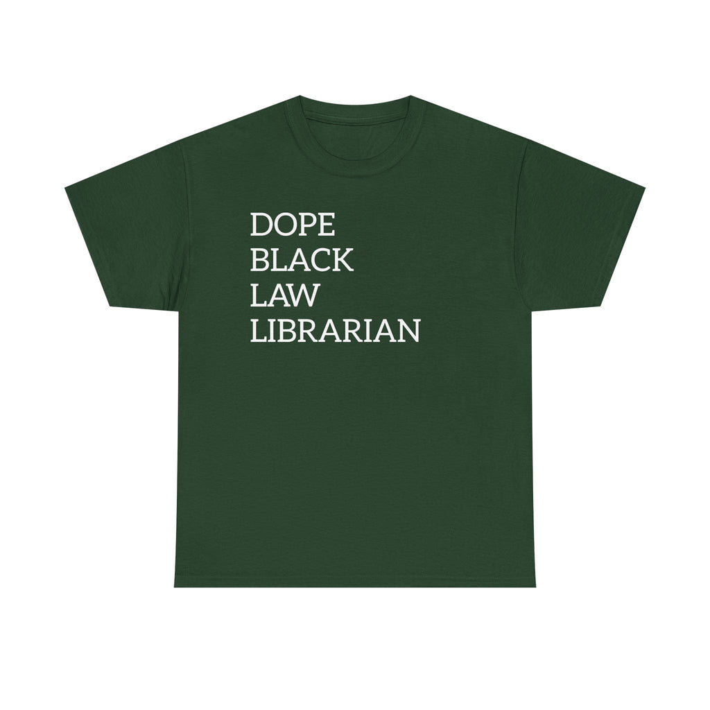 Dope Black Law Librarian T‑Shirt