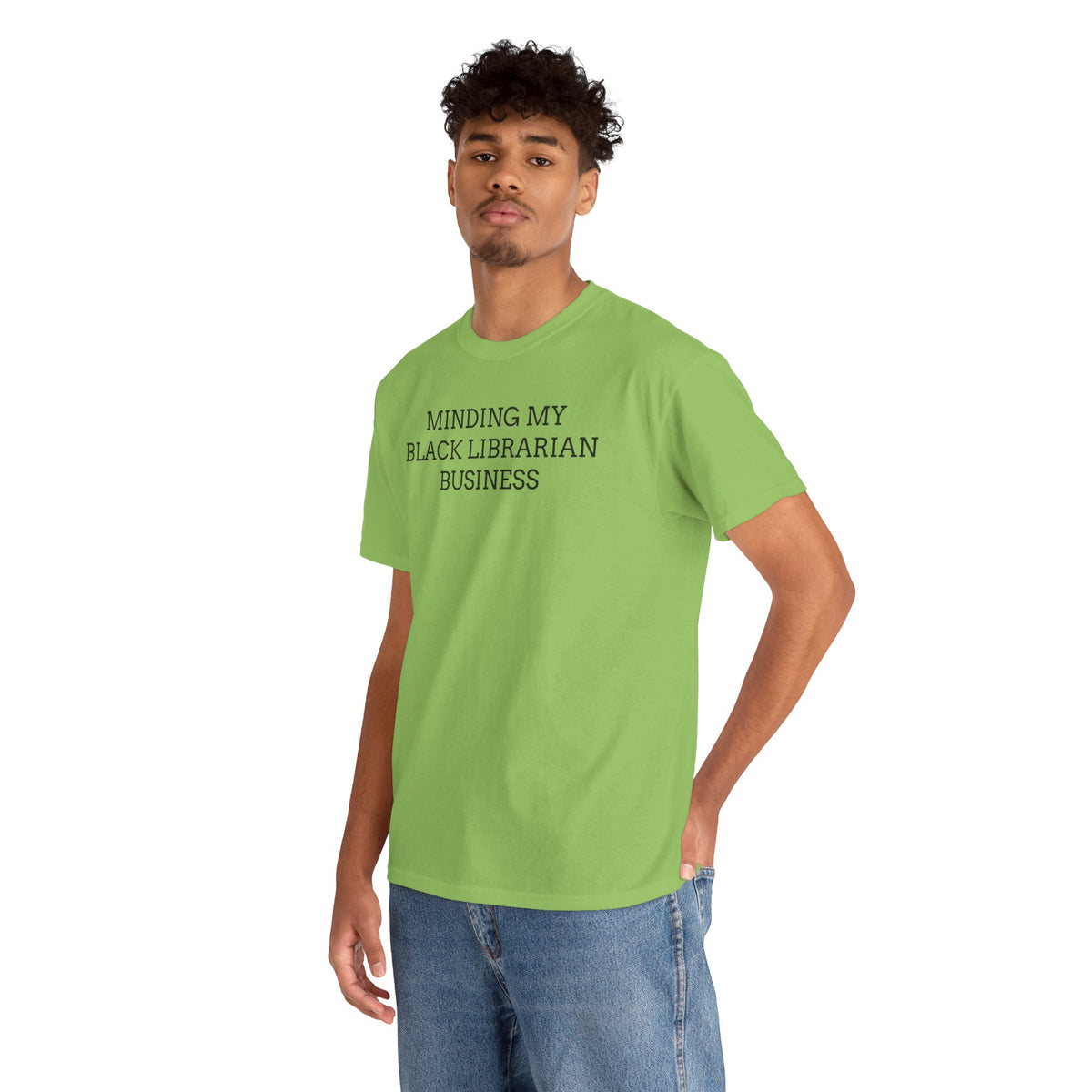 Minding My Black Librarian Business Tee