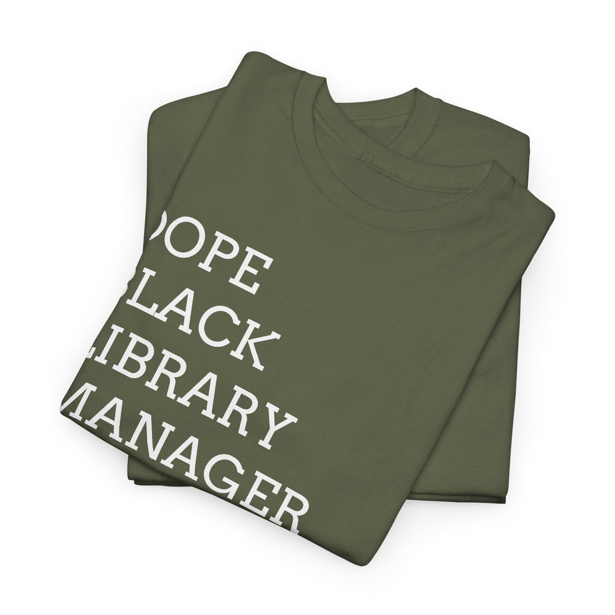 Dope Black Library Manager T-Shirt