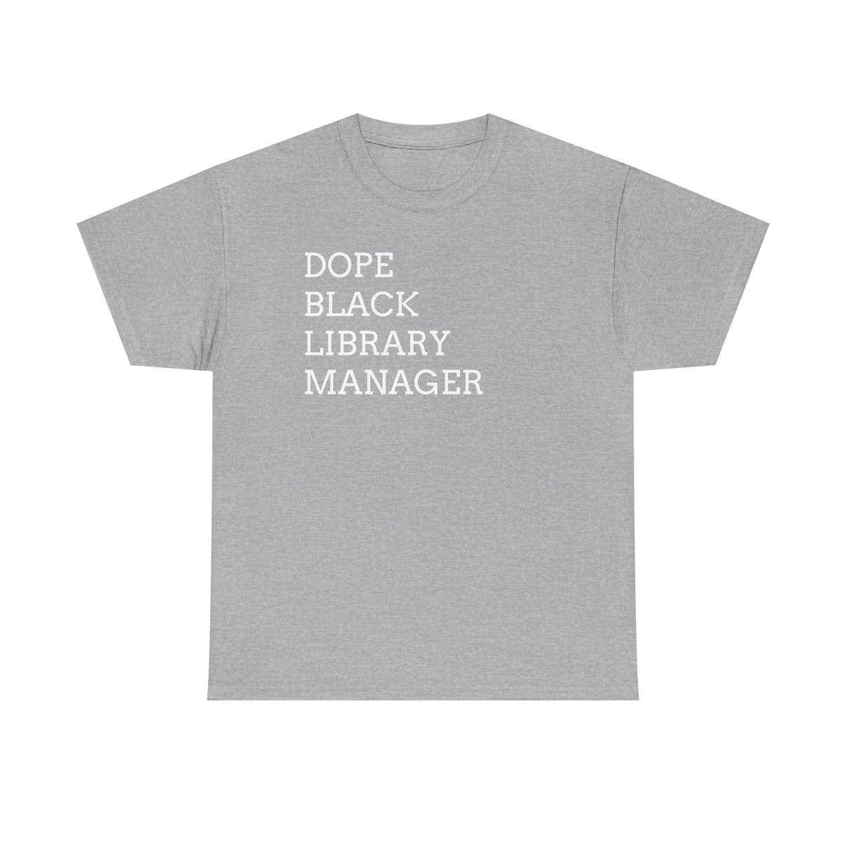 Dope Black Library Manager T-Shirt