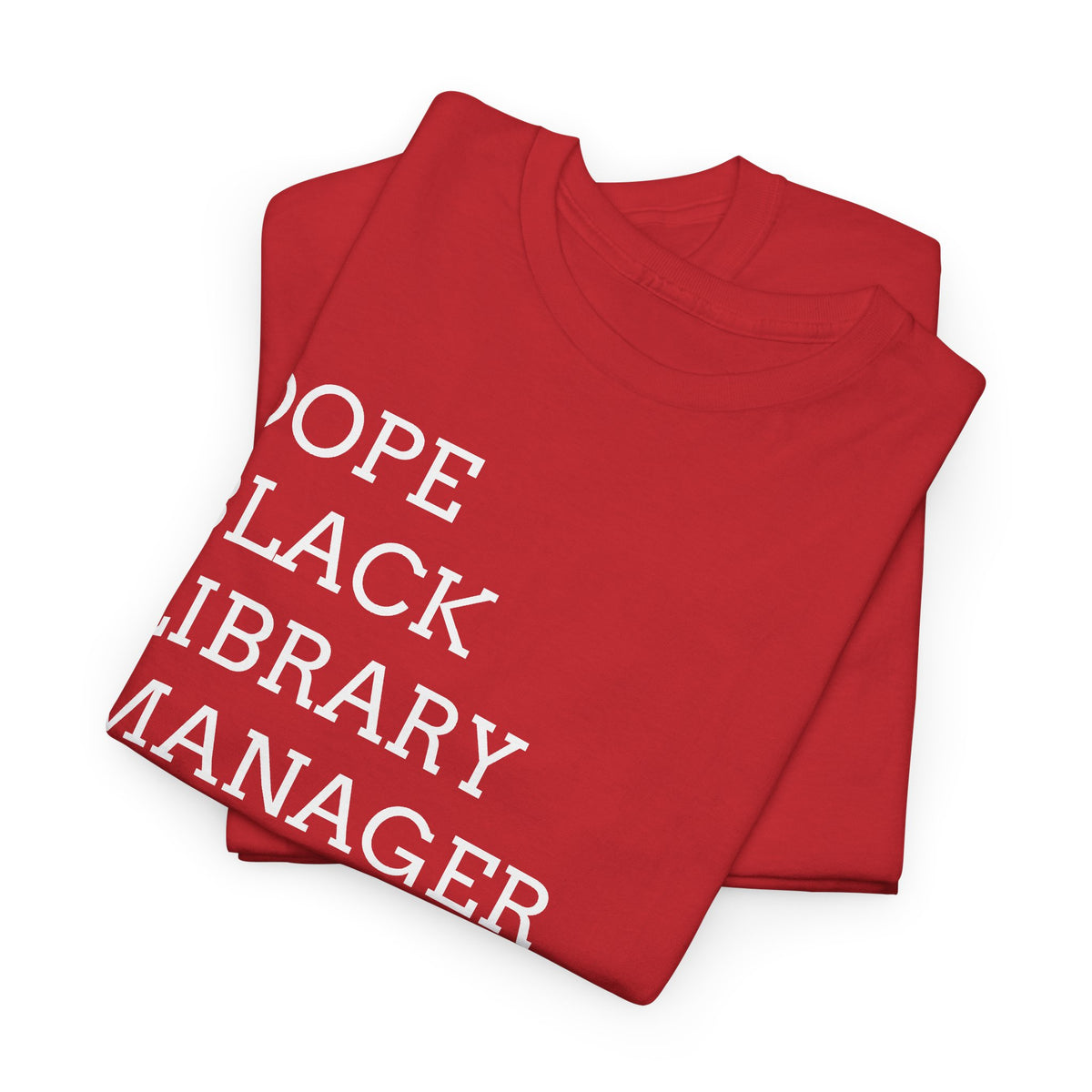 Dope Black Library Manager T-Shirt