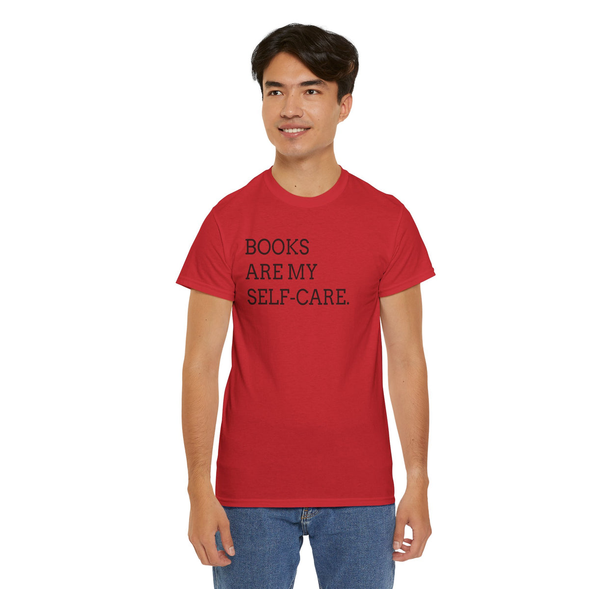 Books Are My Self-Care Tee — Literary Quote T‑Shirt for Book Lovers
