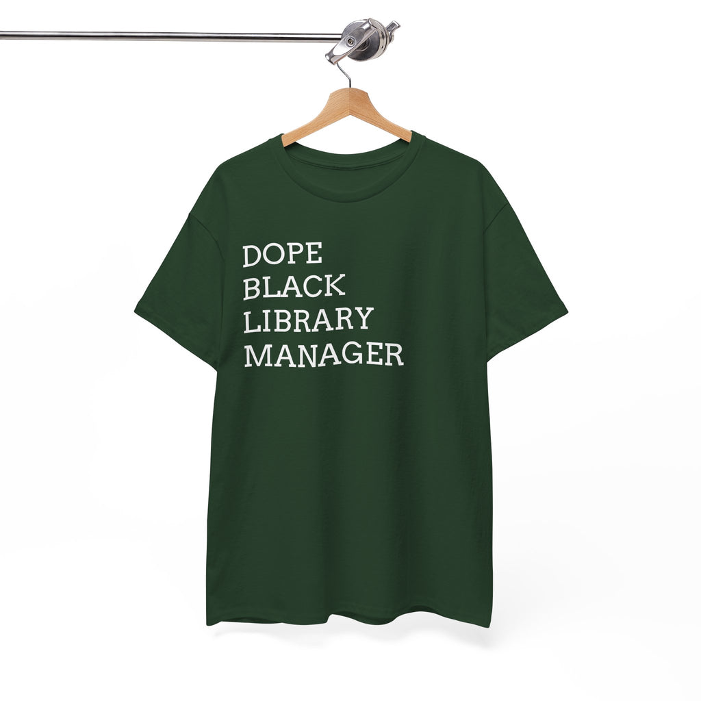 Dope Black Library Manager T-Shirt
