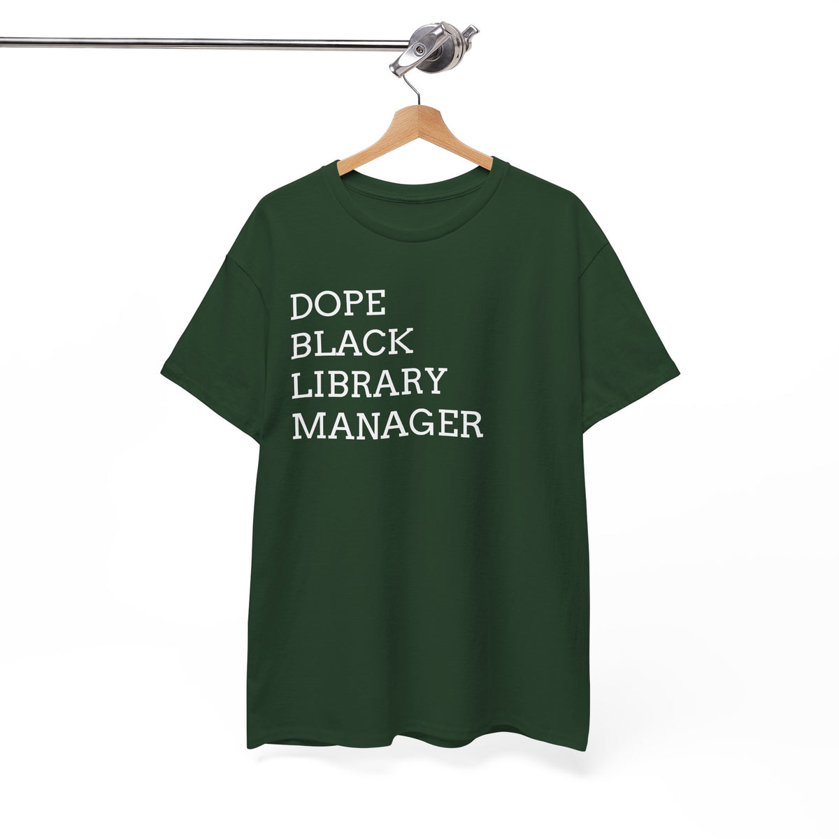 Dope Black Library Manager T-Shirt