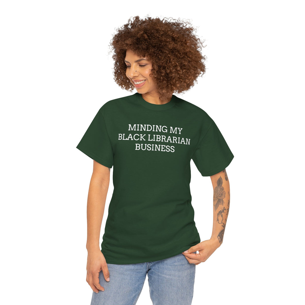 Minding My Black Librarian Business T-Shirt