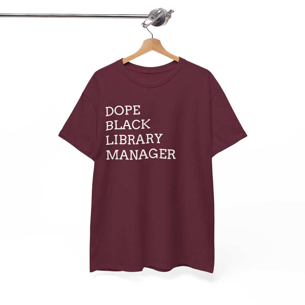 Dope Black Library Manager T-Shirt