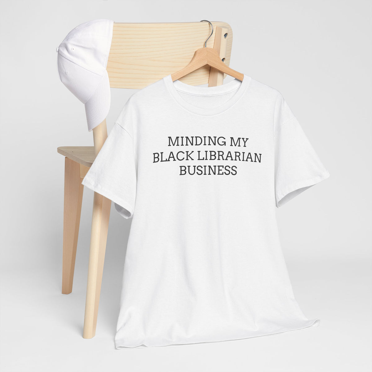 Minding My Black Librarian Business Tee