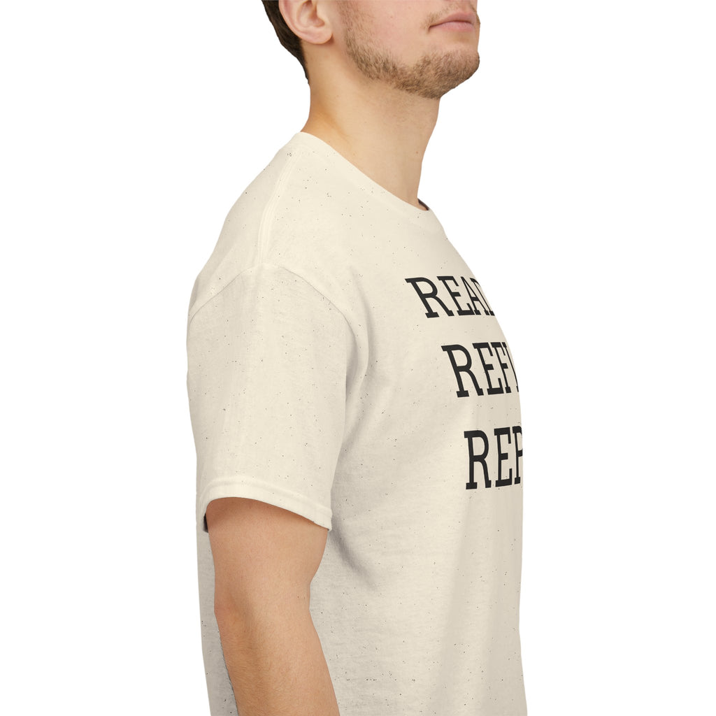Read. Reflect. Repeat. T-Shirt — Minimalist Literary Tee for Book Lovers
