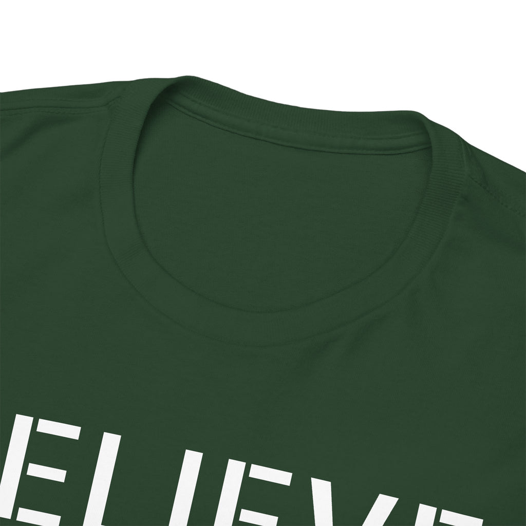 Believe Faith T‑Shirt — "Believe: Faith Unlocks Doors" Inspirational Tee