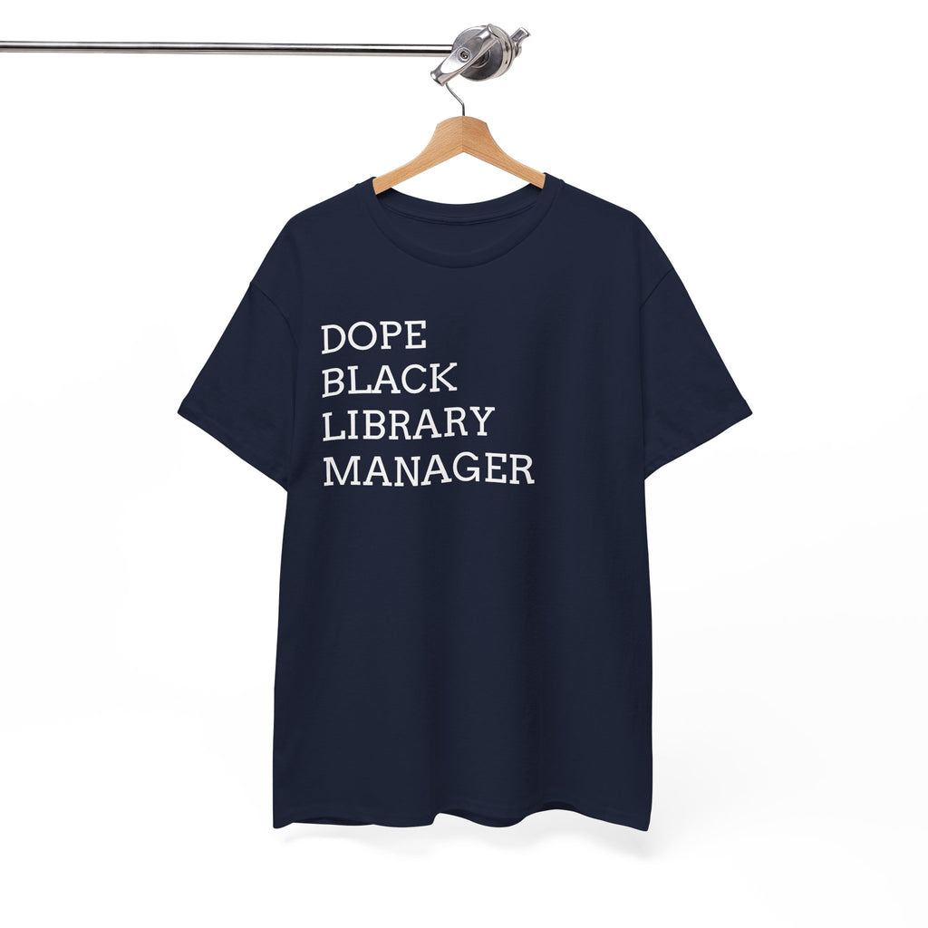 Dope Black Library Manager T-Shirt