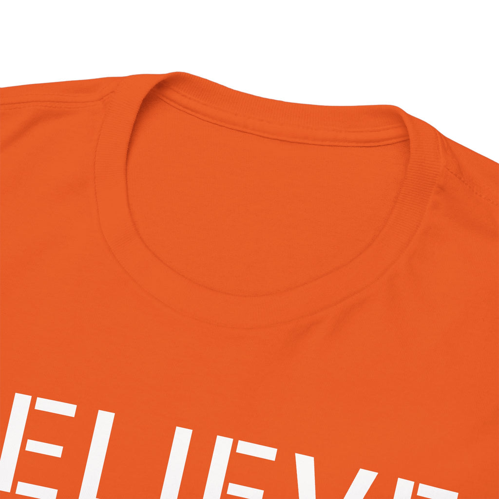 Believe Faith T‑Shirt — "Believe: Faith Unlocks Doors" Inspirational Tee