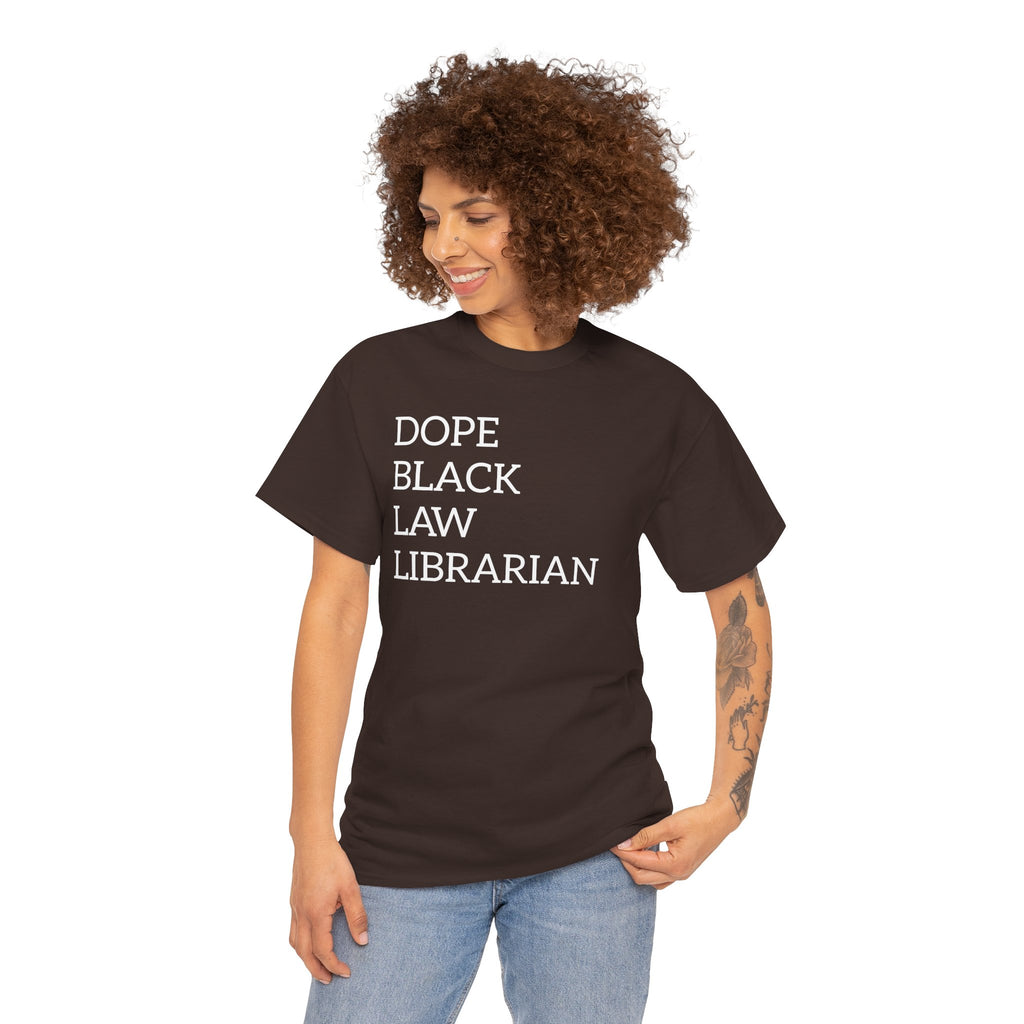 Dope Black Law Librarian T‑Shirt
