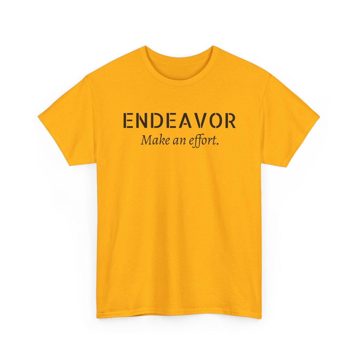 Endeavor "Make an Effort" T-Shirt — Motivational Casual Tee