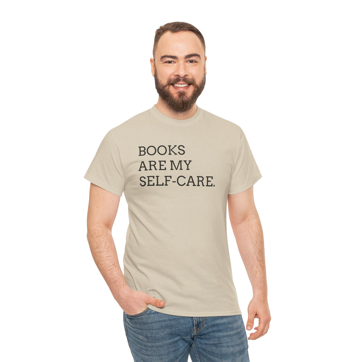 Books Are My Self-Care Tee — Literary Quote T‑Shirt for Book Lovers