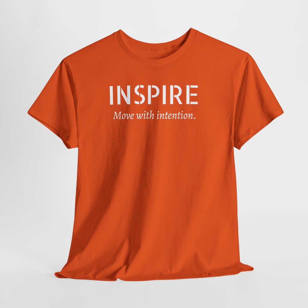Inspire “Move with Intention” Tee — Motivational Graphic T-Shirt