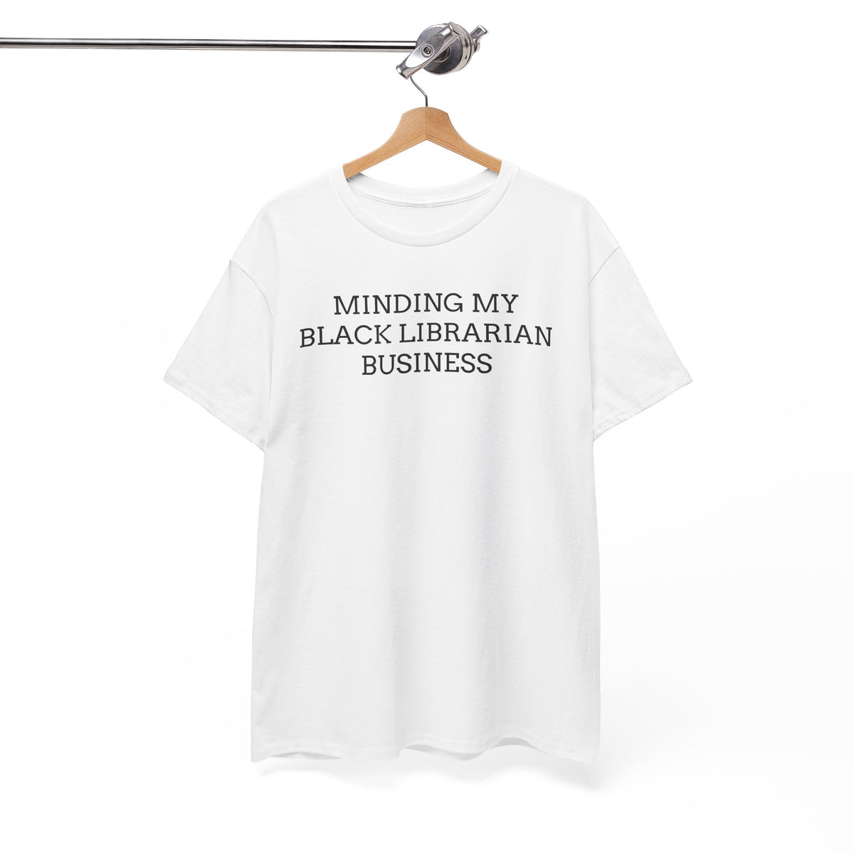 Minding My Black Librarian Business Tee