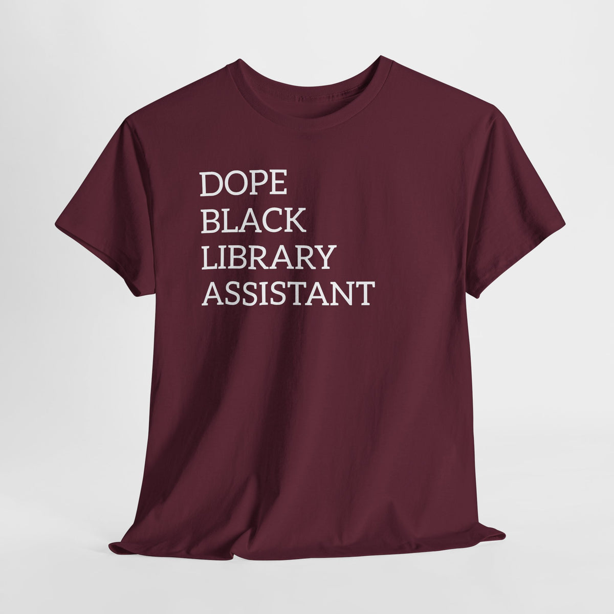 Dope Black Library Assistant T‑Shirt